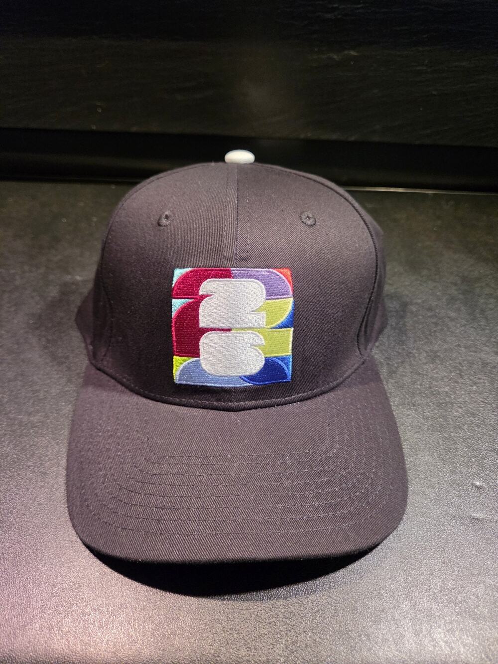 FIFA World Cup 2026 Officially Licensed Soccer Cap Hat Black w/ Multicolor Patch